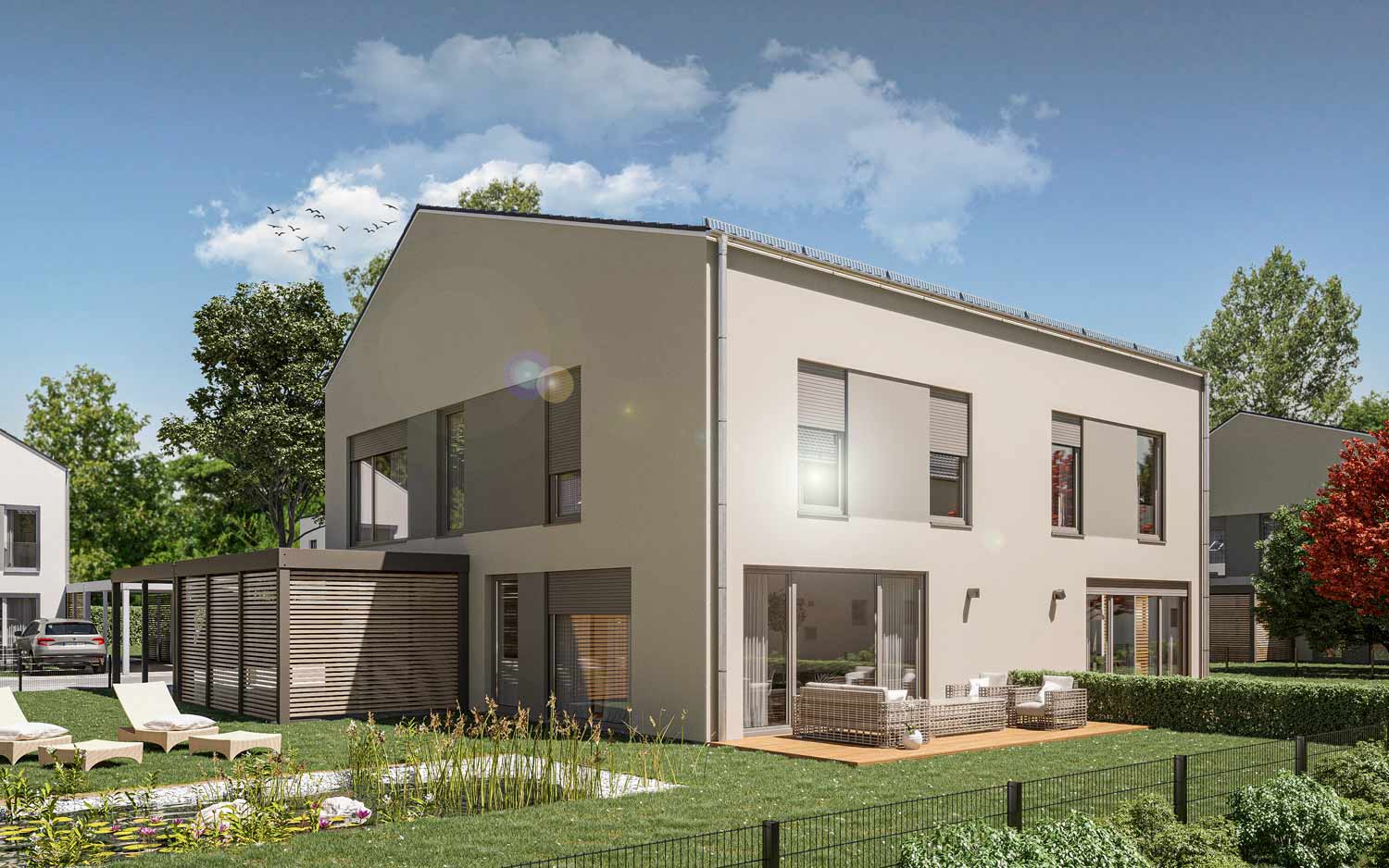 LEBEN AM WASSERWERK | Strasskirchen | Doppelhaushälfte 01