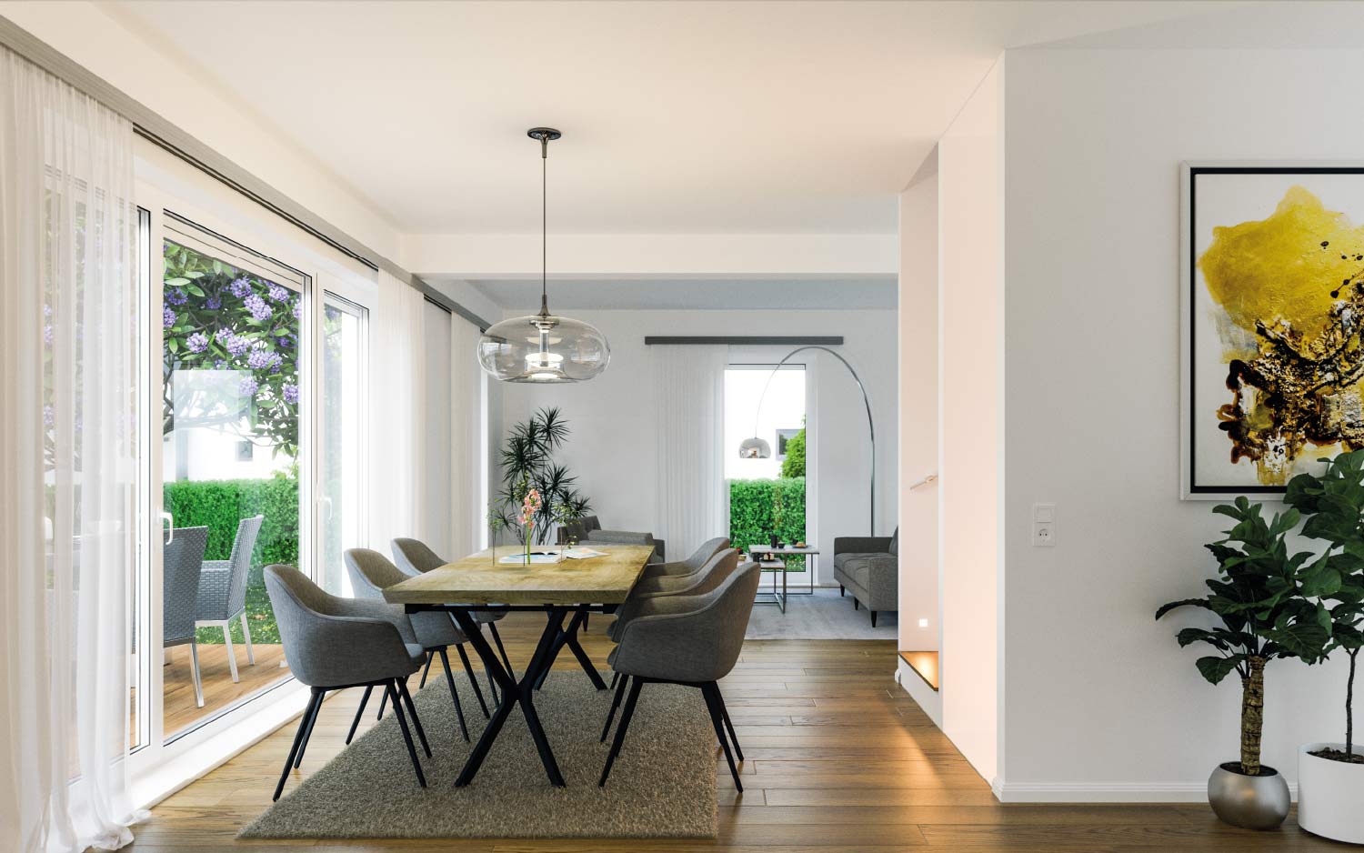 LEBEN AM WASSERWERK | Innenansicht Beispiel | Doppelhaushälfte 02